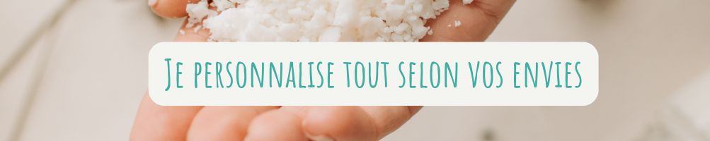 Bougie personnalisée et fondant parfumé